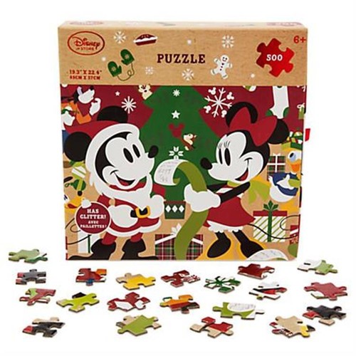 Puzzle glitter vacanze parchi - glitter,
