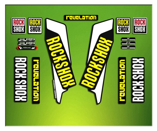 Adesivi forcella rockshox - adesivi,