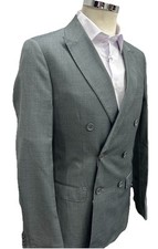 Abito uomo doppio petto grigio - doppio,