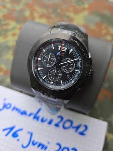 Orologio cronografo bmw nero - m,