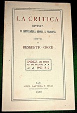 LA CRITICA RIVISTA DI