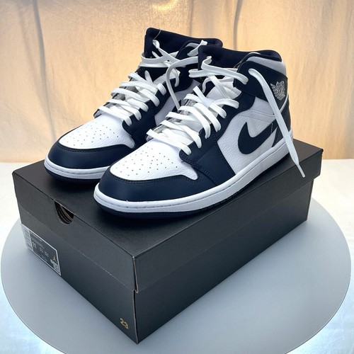 Air jordan mid - 1, obsidian,