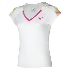 T-shirt donna Mizuno bianca