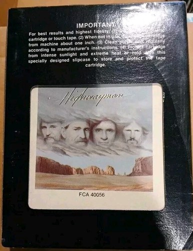 1985 highwayman track stereo - 1985, 8-track