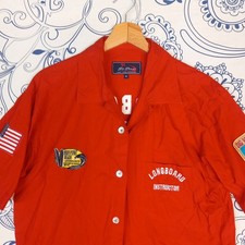 VINTAGE ST. DIEGO SHIRT SURF WEAR LONG BOARD INSTRUCTOR TGL M CAMICIA PATCH USA 