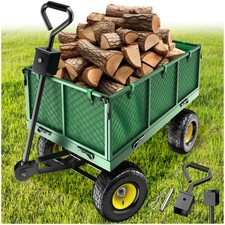 Carretto carrello rimorchio in ferro rimorchio spinta per trasporto da giardino