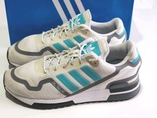 ADIDAS ZX 750 HD (FW4020) SCARPE DA GINNASTICA UOMO BIANCO BLU NERO UK 9 EU 43 1/3