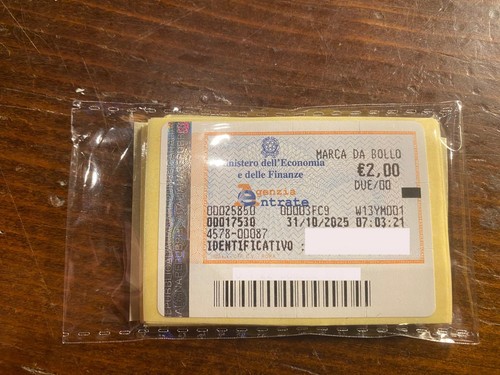 Marche bollo euro nuove - marche, da