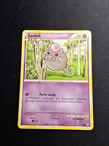 Exc spoink 102 hgss - nm, 77/102