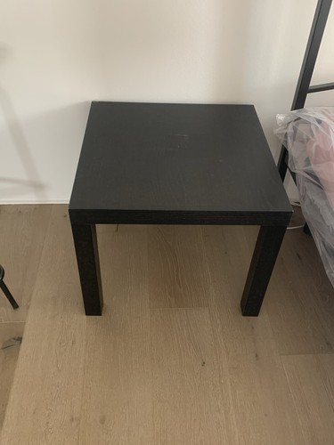 Tavolo quadrato basso - quadrato, nero