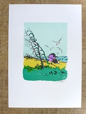 Mario lupo serigrafia donna - serigrafia,
