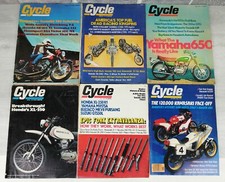 CYCLE - LOTTO 6 RIVISTE - AMERICANE - ANNI 1972/75 - RARE