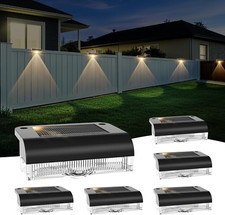 Luci Solari per Esterni, 6 Pezzi, Luce Solare per Scale, Lampade Da Recinzioni I