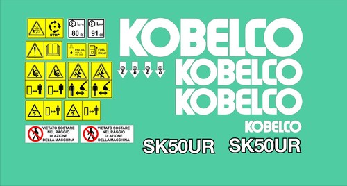 Kit adesivi repliche kobelco - repliche,