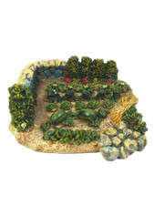 Orto con Verdura Cm 9x9x2,5h - Fattoria Contadino Scenografia per Presepe