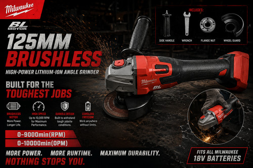 Milwaukee 125 mm - ,