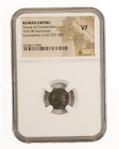 Moneta bronzo ngc romana - moneta,