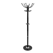 PORTA ABITI NERO IN ACCIAIO E