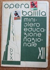 VENICE 1934 PAGELLA OPERA