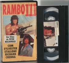RAMBO 3 III VHS COM SYLVESTER