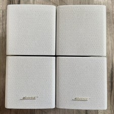 2 Altoparlanti Bose Double Cube come nuovi in bianco DoubleShot Lifestyle, Acoustimass.