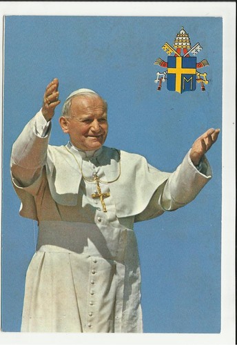 Cartolina papa giovanni paolo - cartolina,