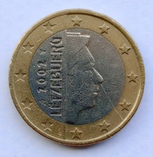 Moneta 1 euro - Lussemburgo