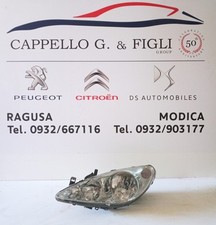 FARO FANALE PROIETTORE ANTERIORE SX C/FENDI PER PEUGEOT 307 (2001 2005)