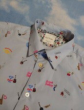 SHIRT man  vintage PAUL SMITH tg.S made in Italy  New! rare