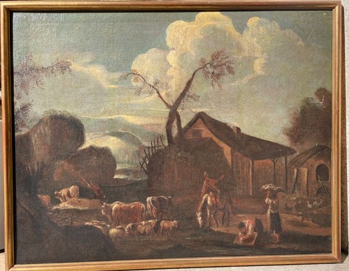 Bel dipinto del settecento - del,