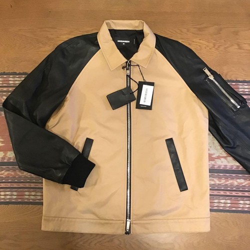 Giacca pelle bluson - , dsquared2