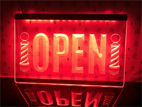 Insegna espositore neon salone - espositore,
