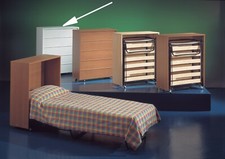 Mobile letto richiudibile BENIGNIMOBILI con rete ortopedica