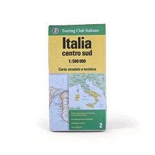 Italy Italia centro sud - Touring Club Italiano Road Map 2 Central And Southern
