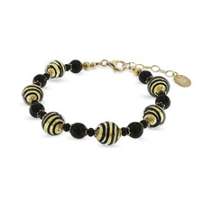 - Bracciale Con Sfere in Vetro