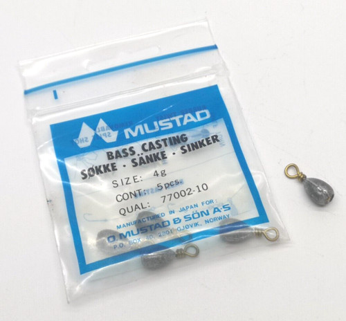 Zavorre mustad 77002 gr 4 - mustad,
