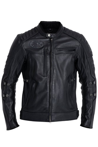 Giacca pelle moto tecnica - di,