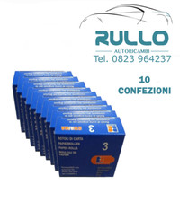 10 CONFEZIONI DI 3 ROTOLI CARTA TERMICA PER CRONOTACHIGRAFO DIGITALE TACHIGRAFO