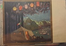 CARTOLINA PUBBLICITARIA BOCCASILE  TENDE  MORETTI    NV FG