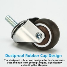 Ruote Mobili Ufficio Uso Casa Ufficio Funzionamento Silenzioso Cuscinetti Incasso