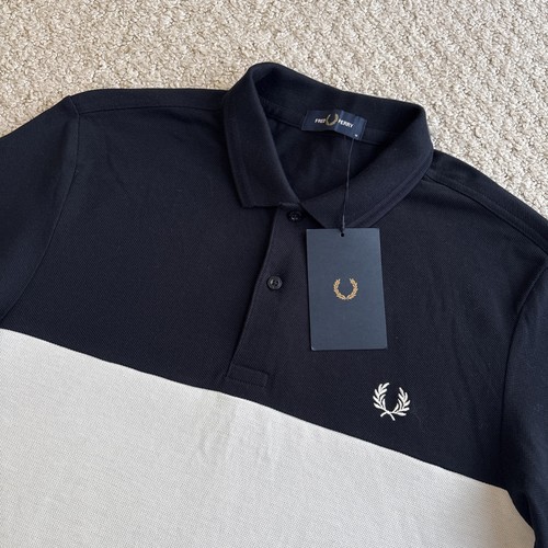 Polo fred perry color block - fred,