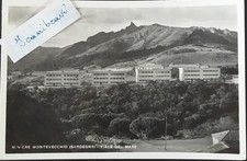 Montevecchio Miniera CA Sardegna. Cartolina Fotografica:  Abitazioni famiglie