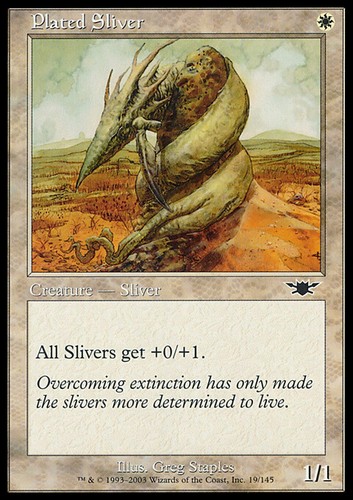 Mtg plated sliver exc - mtg,