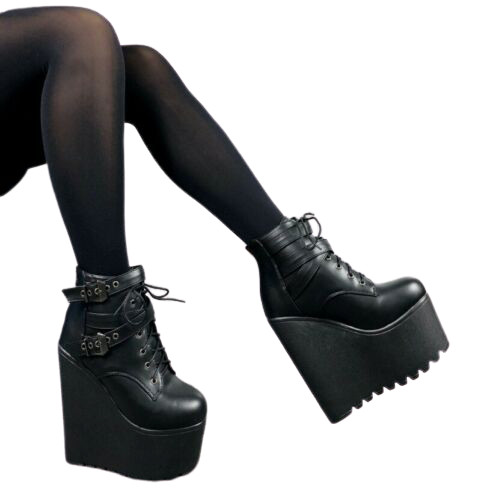 Stivaletti donna plateau - , zeppa