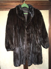 Pelliccia di Visone nero - Lavorazione artigianale - Vintage - Anni '70