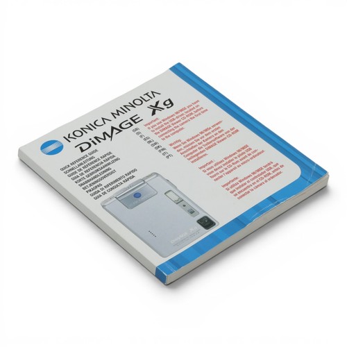 Minolta dimage manuale - dimage, xg