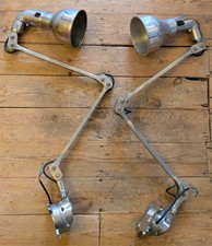 2 x Vintage Industrial Lamps -
