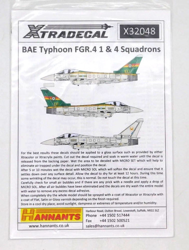 Xtradecal bae typhoon fgr - typhoon, fgr.4