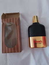 Vintage Grants Leather Bound Scotch Whisky Flask