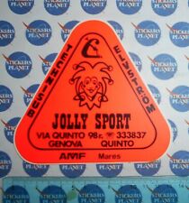  ADESIVO STICKER AUTOCOLLANT VINTAGE ORIGINAL JOLLY SPORT TECHNISUB ELVSTROM